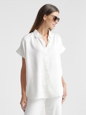 VINTAGE WASH TENCEL CAMP SHIRT